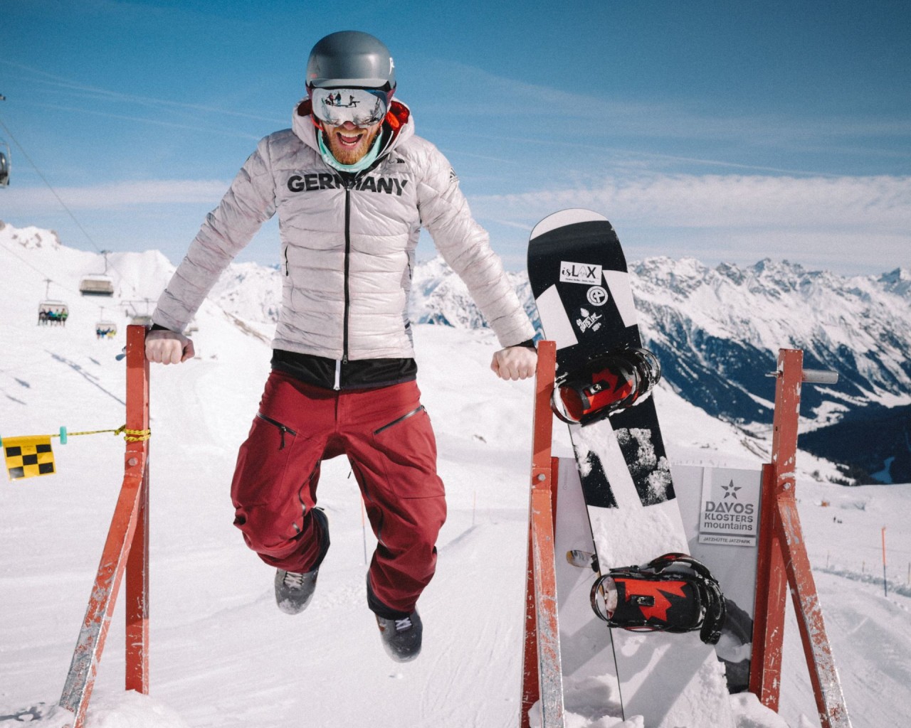  Matthias Keller in competition mode at the World Cup. Image: Luc Percival Photography  