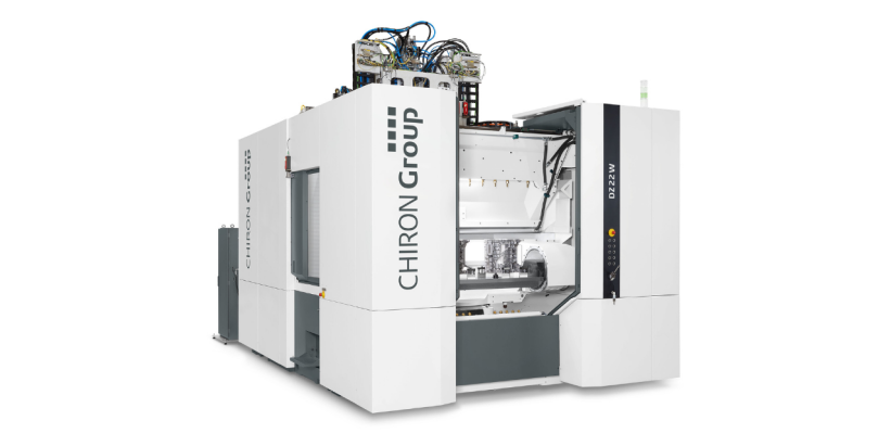 DZ 22 W five axis mit HSK-A 100 Schnittstelle und Spindelabstand von 600 mm. Für das effiziente Fertigen komplexer Bauteile für E-Mobility und Aerospace. 