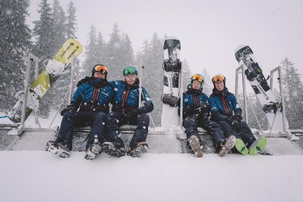 Das Team D beim Weltcup im November 2019 im finnischen Pyha 
