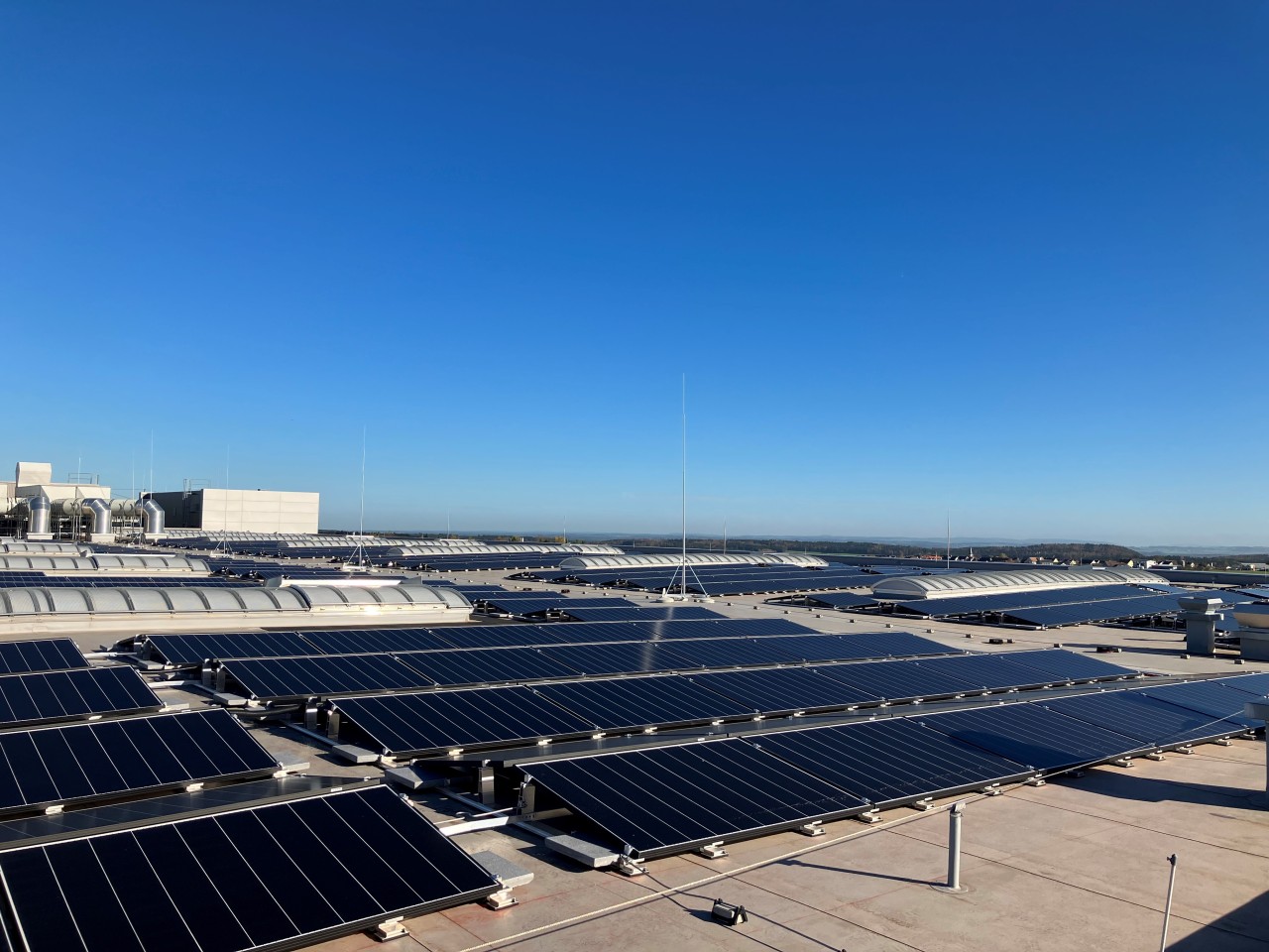  In Neuhausen ob Eck, Germany, the panels of the new photovoltaic plant have been producing part of the electricity required by the CHIRON Group Precision Factory since the end of 2022.  