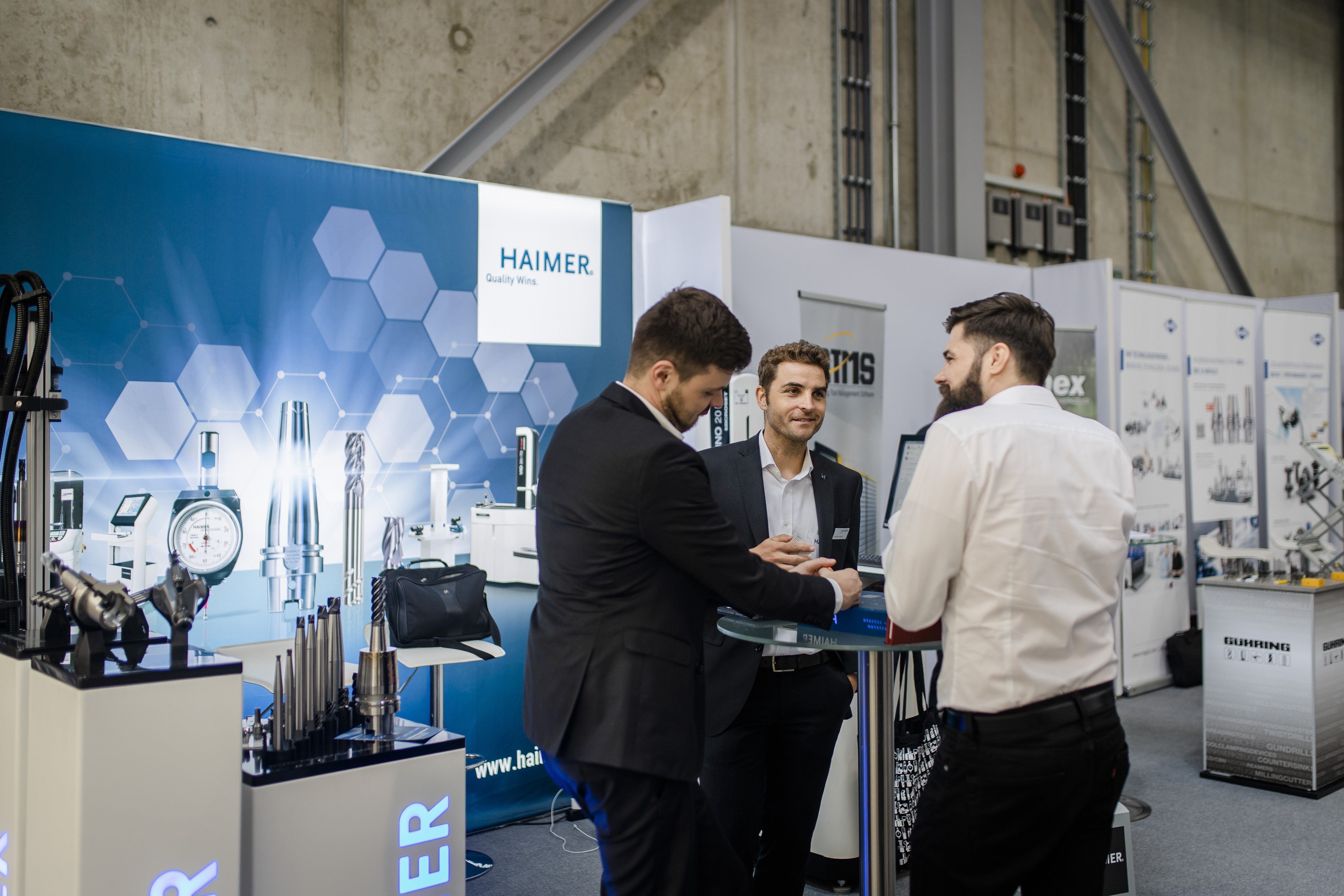 A complete and compact experience of process know-how – in the exhibition with 26 quality partners along the entire metalworking value chain.